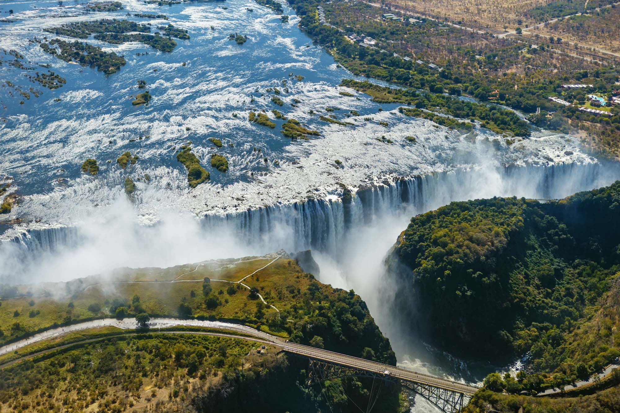 Rejser til Victoria Falls