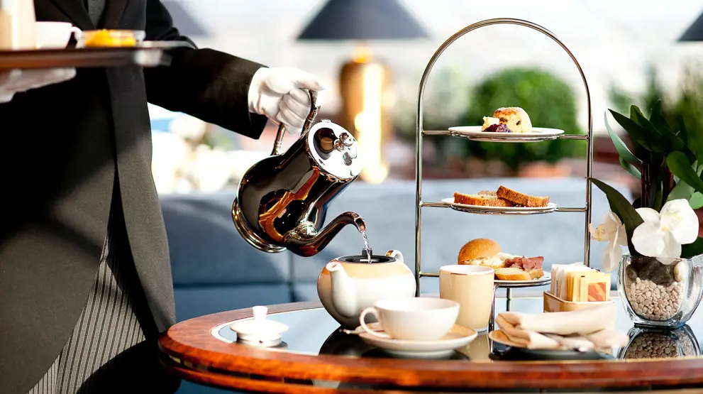 Tea time på MSC Yacht Club