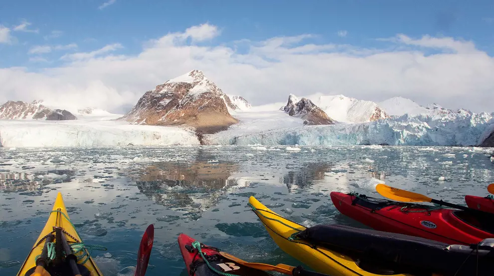Havkajak på Svalbard | Foto: HX Hurtigruten Expeditions / Lise Dreistel