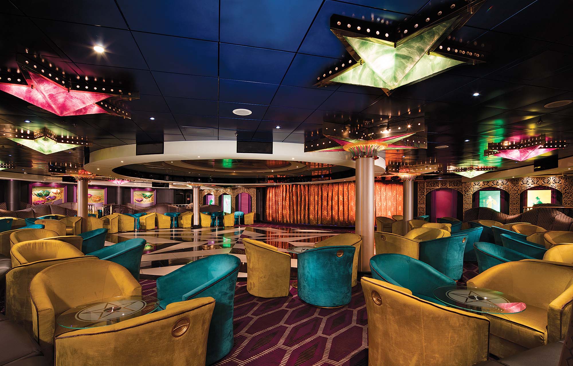 Mardi Gras Cabaret og Nightclub Lounge ombord på Norwegian Pride of America