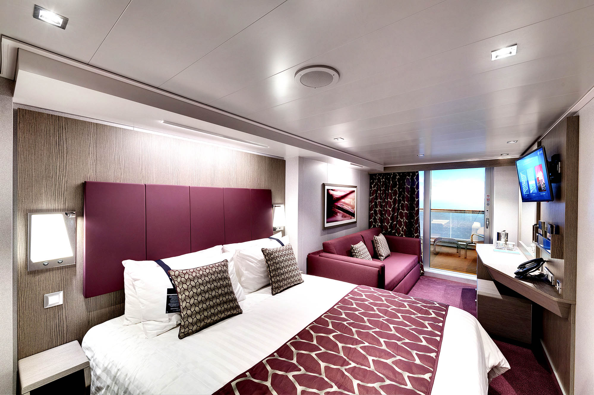 Balkonkahyt på MSC Seaside