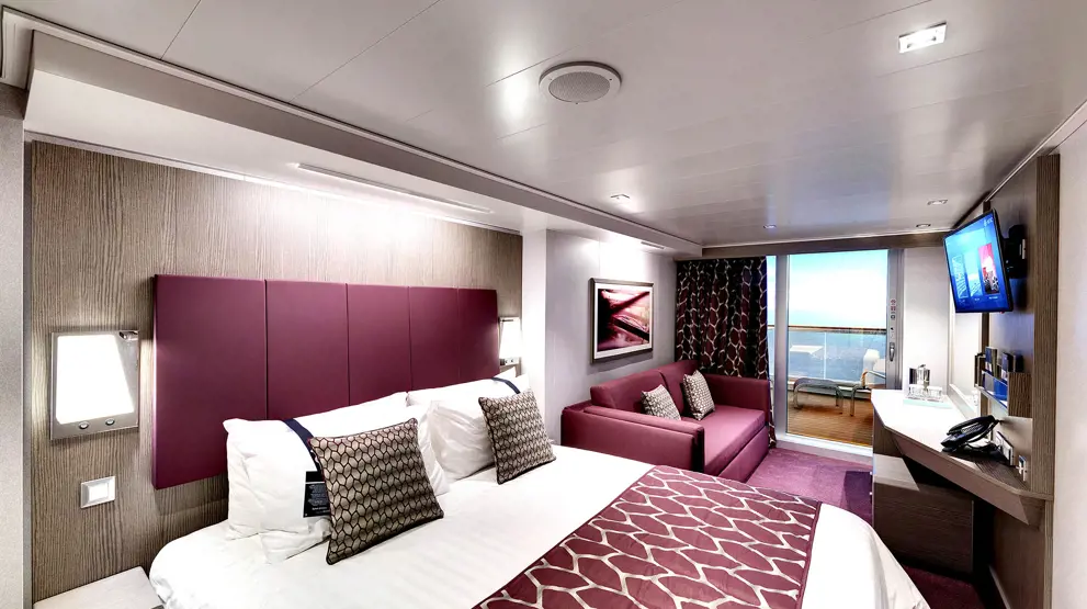 Balkonkahyt på MSC Seaside