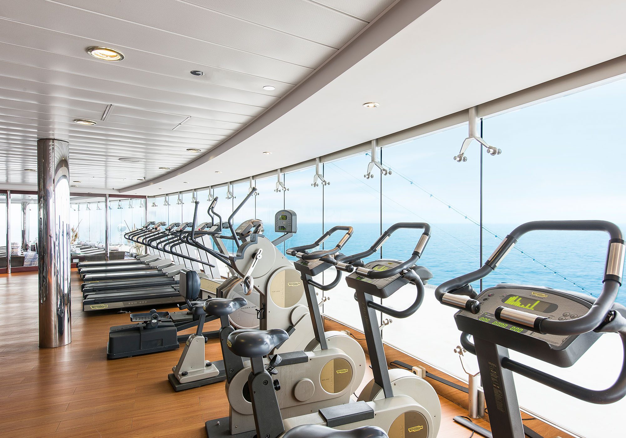 Træning med havudsigt