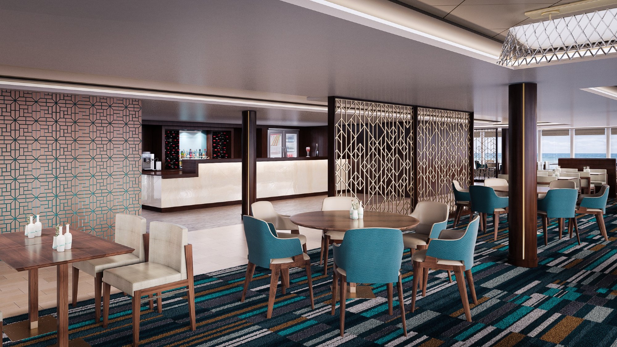 Graden Cafe ombord på Norwegian Encore