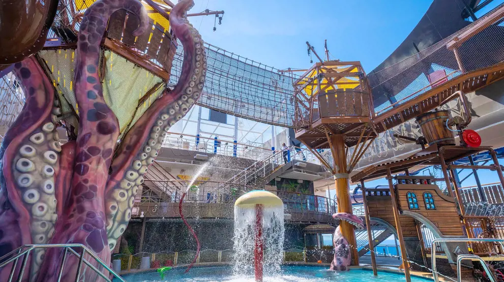 Aqua Park på MSC Seashore