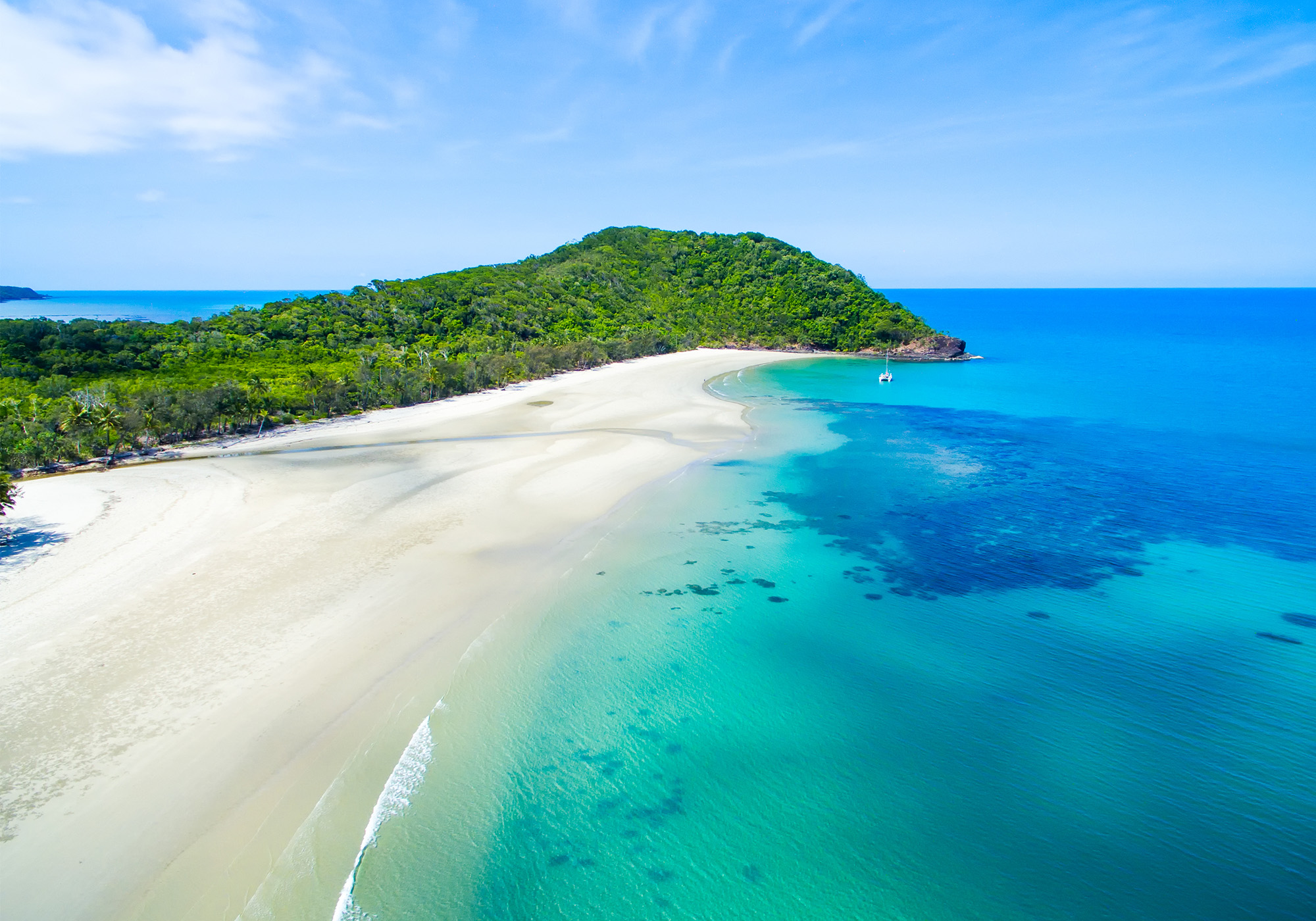 Cape Tribulation på den nordlige del af solkysten i Queensland