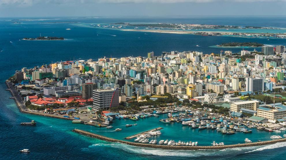 Malé set fra oven - Rejser til Maldiverne