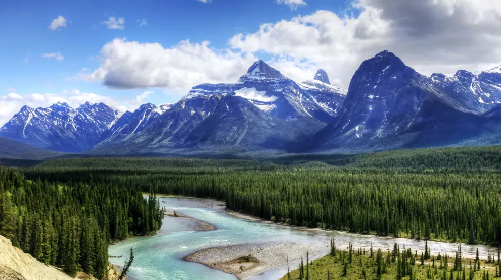 Rejser til Jasper National Park byder på naturskønne oplevelser.