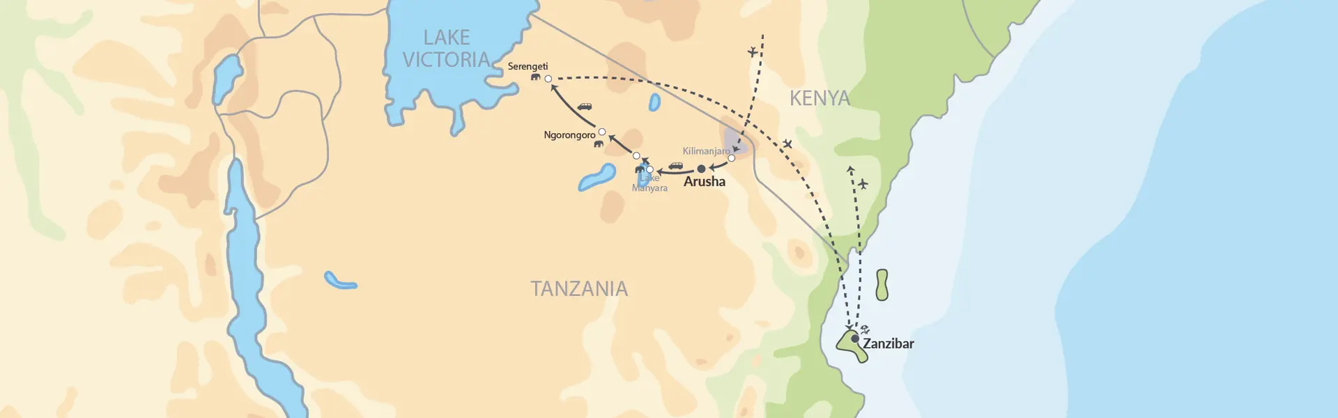 18026 Tanzanias Højdepunkter Og Badeferie På Zanzibar Map (1)