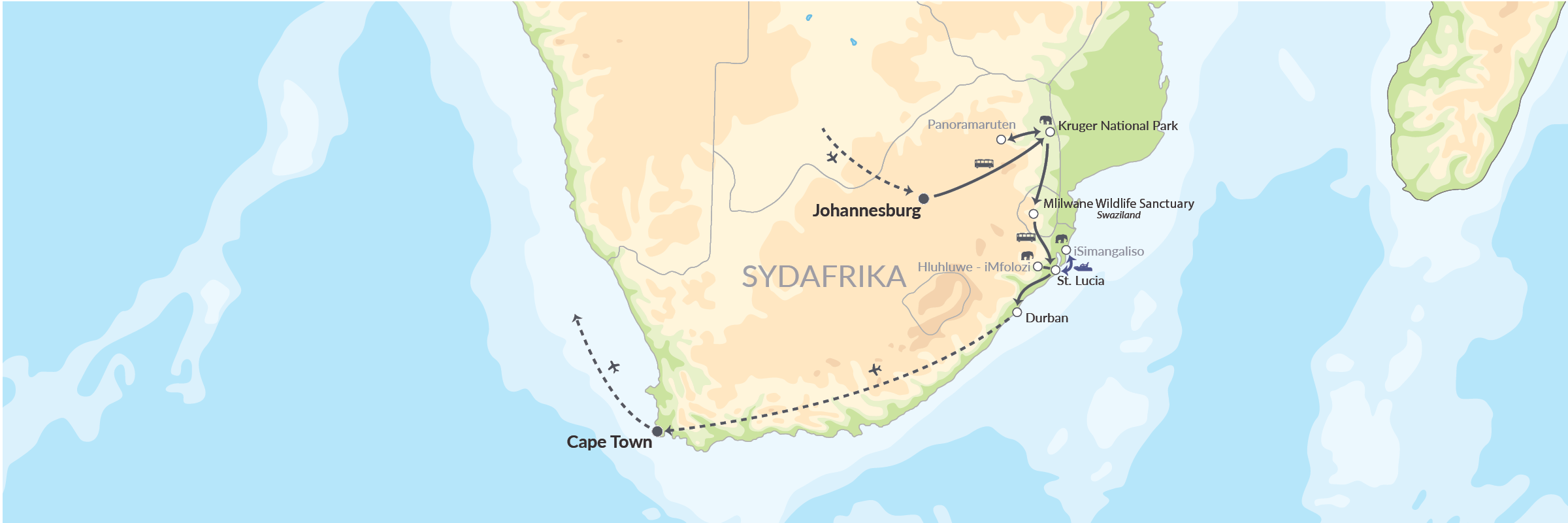 22076 Sydafrikas Safariparker Og Cape Town