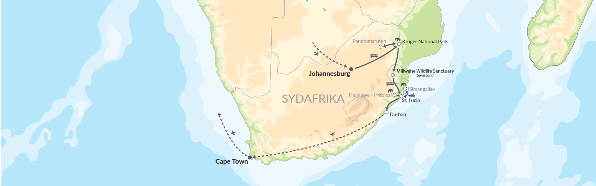 22076 Sydafrikas Safariparker Og Cape Town