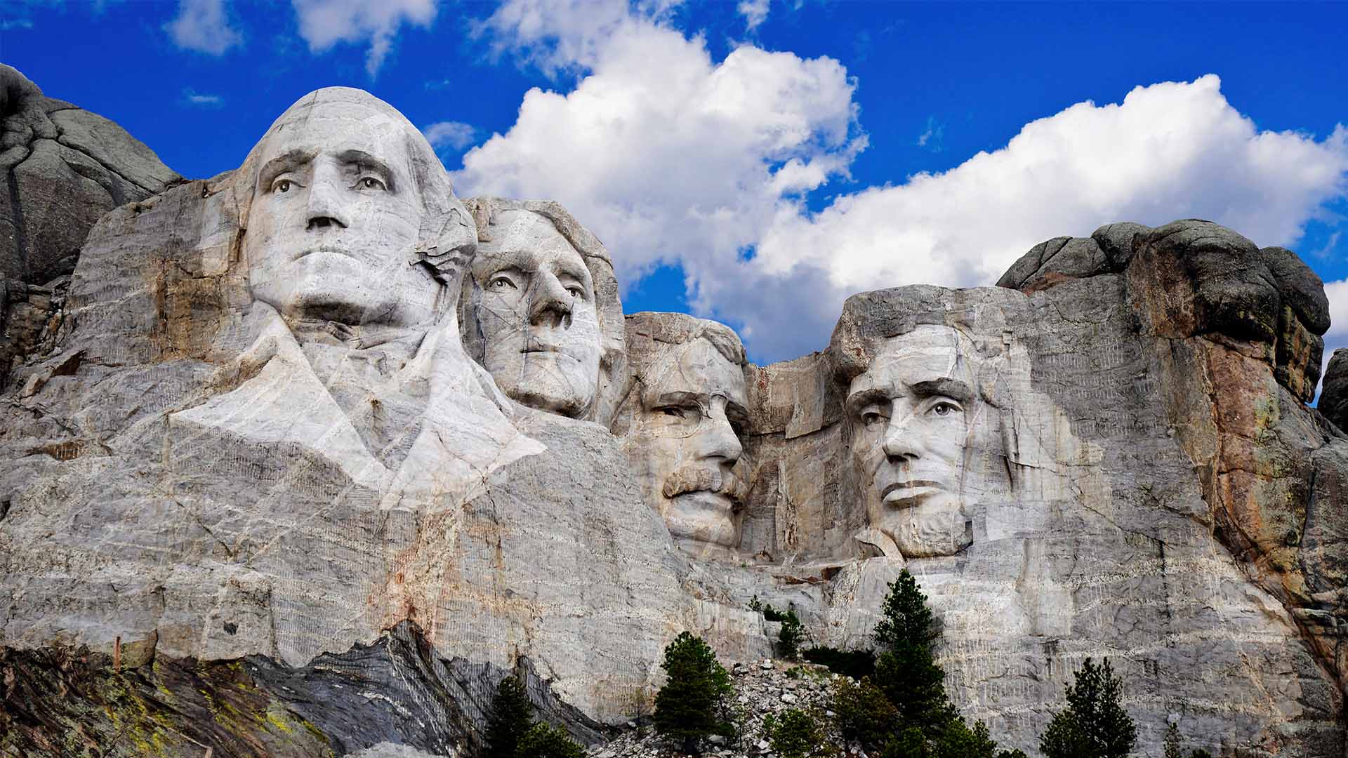 Det velkendte landemærke Mount Rushmore, Black Hills