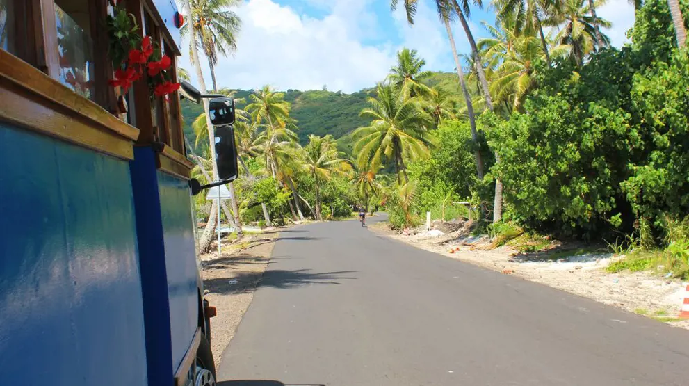 På rejser til Bora Bora vil du opleve mere simpel transport i tråd med den rolige østemning.