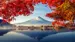 Mt. Fuji set fra Lake Ashi i Hakone-parken