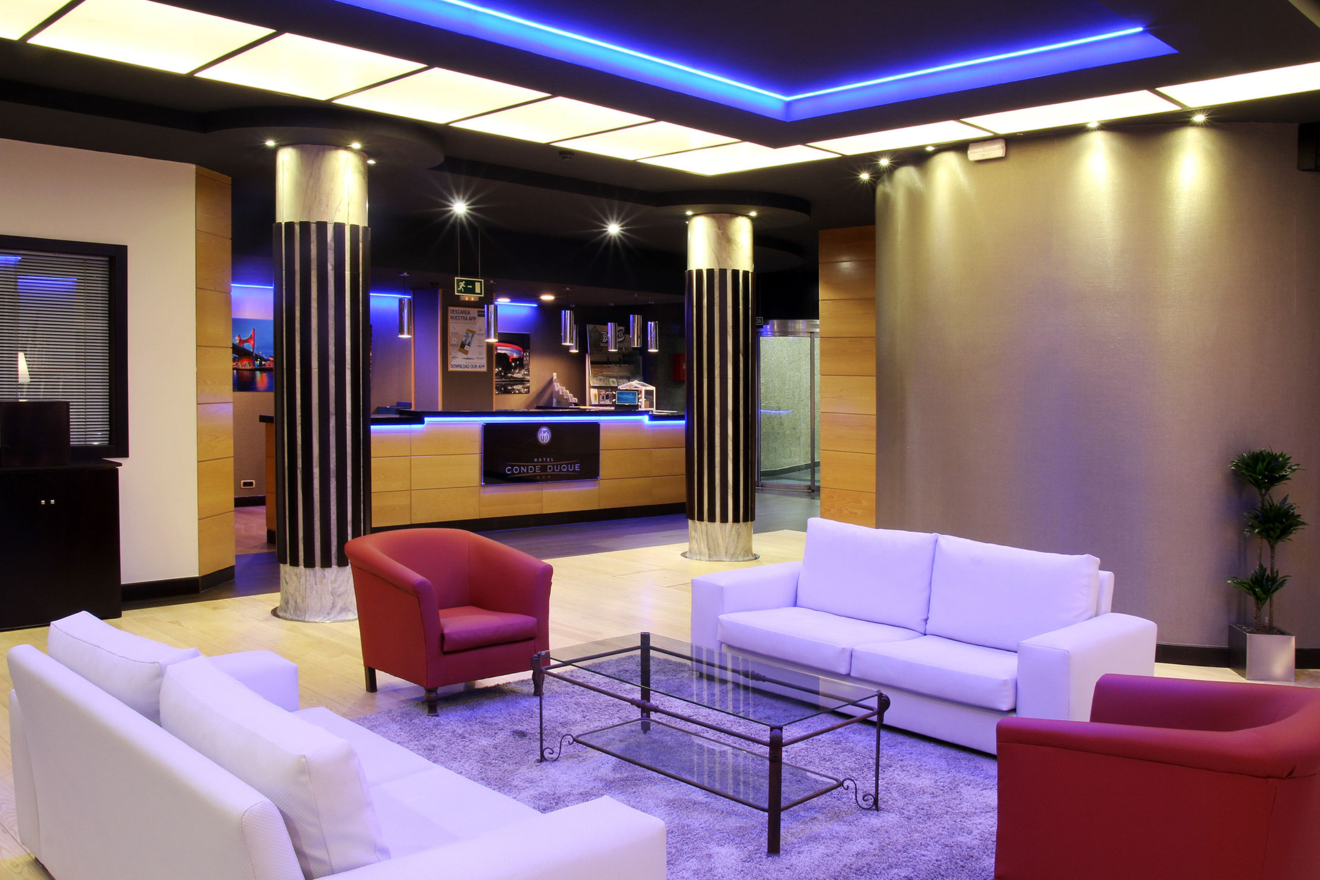 Conde Duque Lobby Recepcion