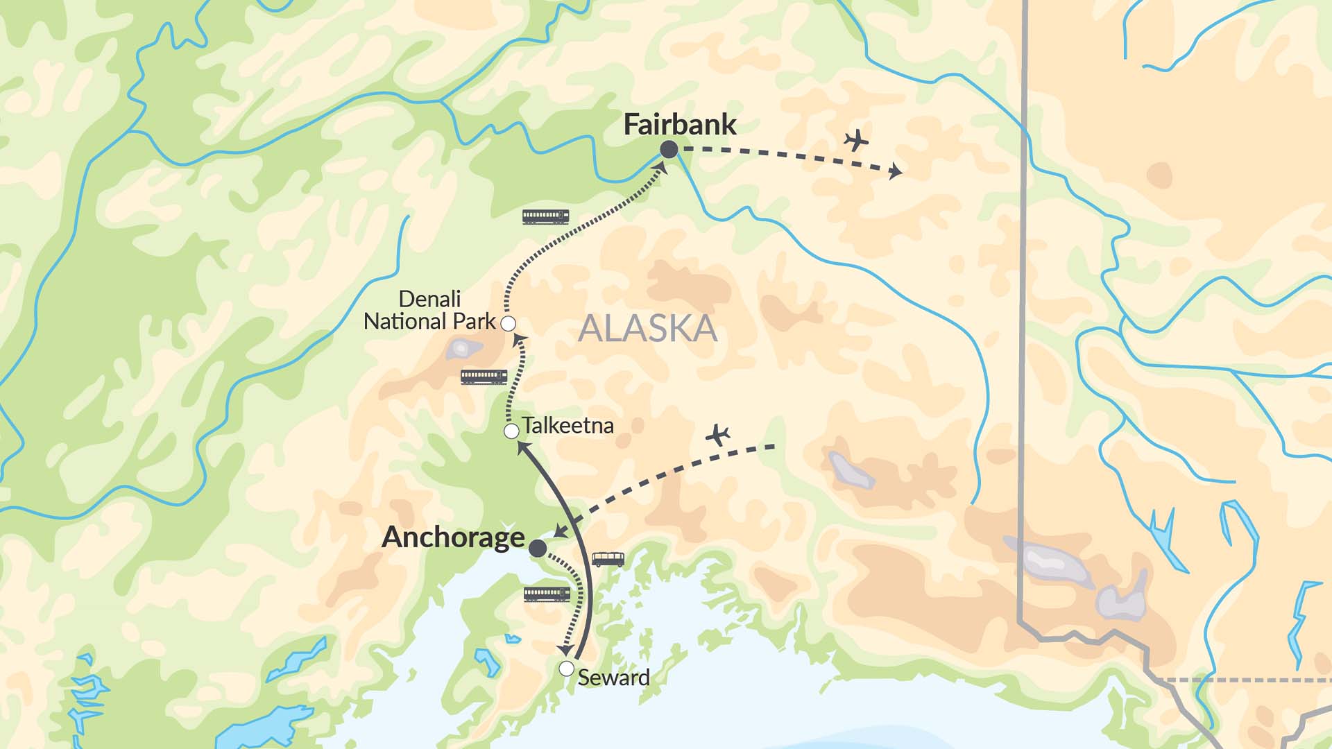 Togrejse i vildmarken