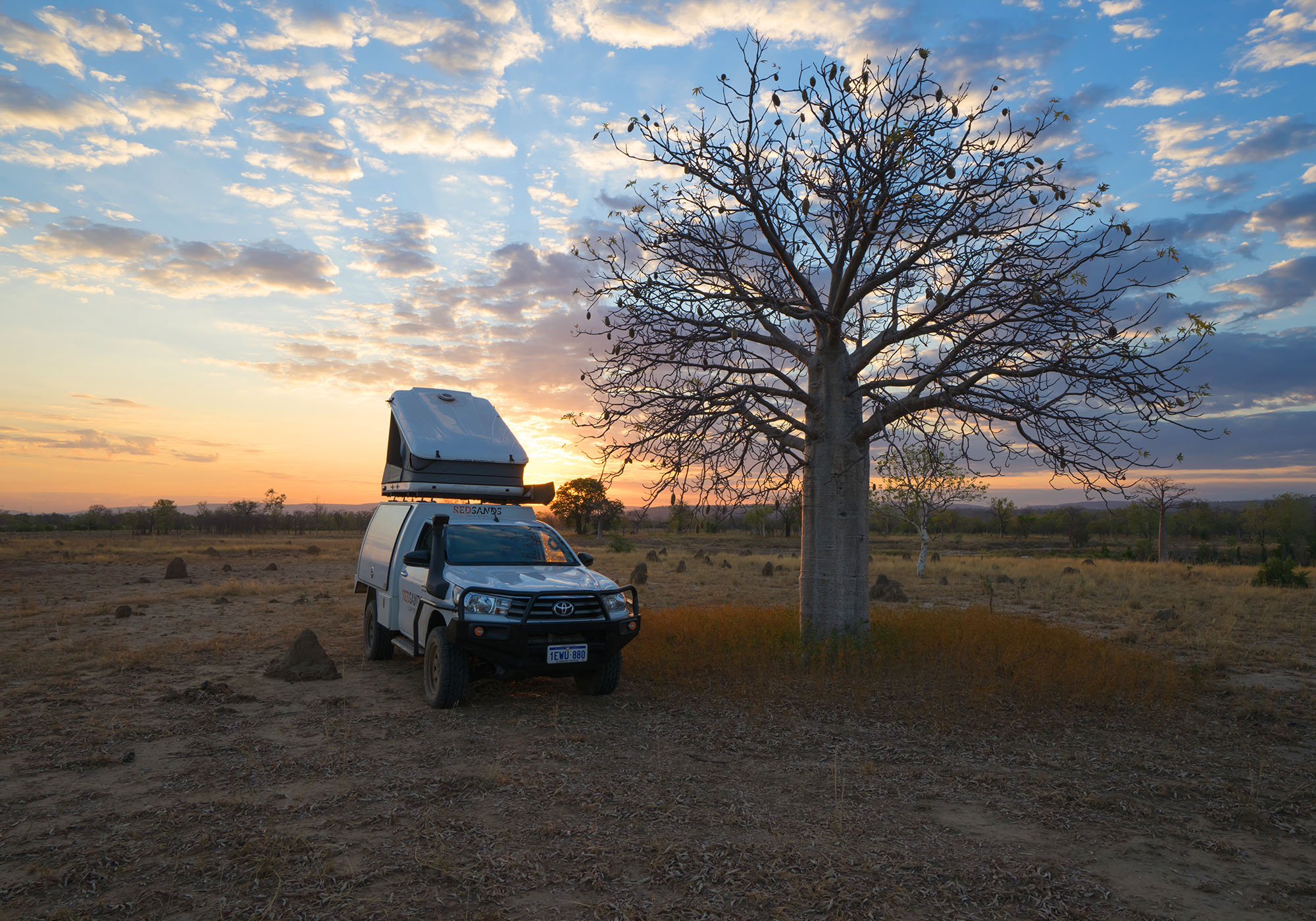 På tur i en RedSands 4-hjulstrukket autocamper