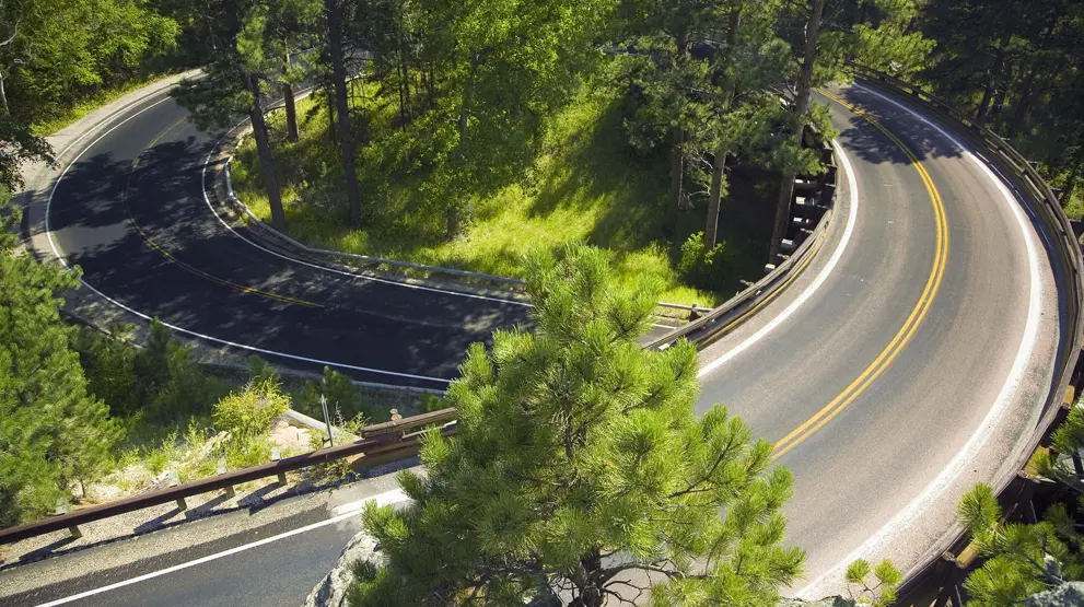 Iron Mountain Road i Black Hills
