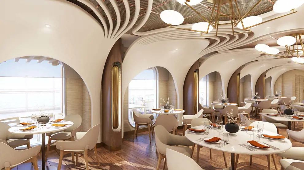 Onda by Scarpetta restauranten ombord på Norwegian Viva