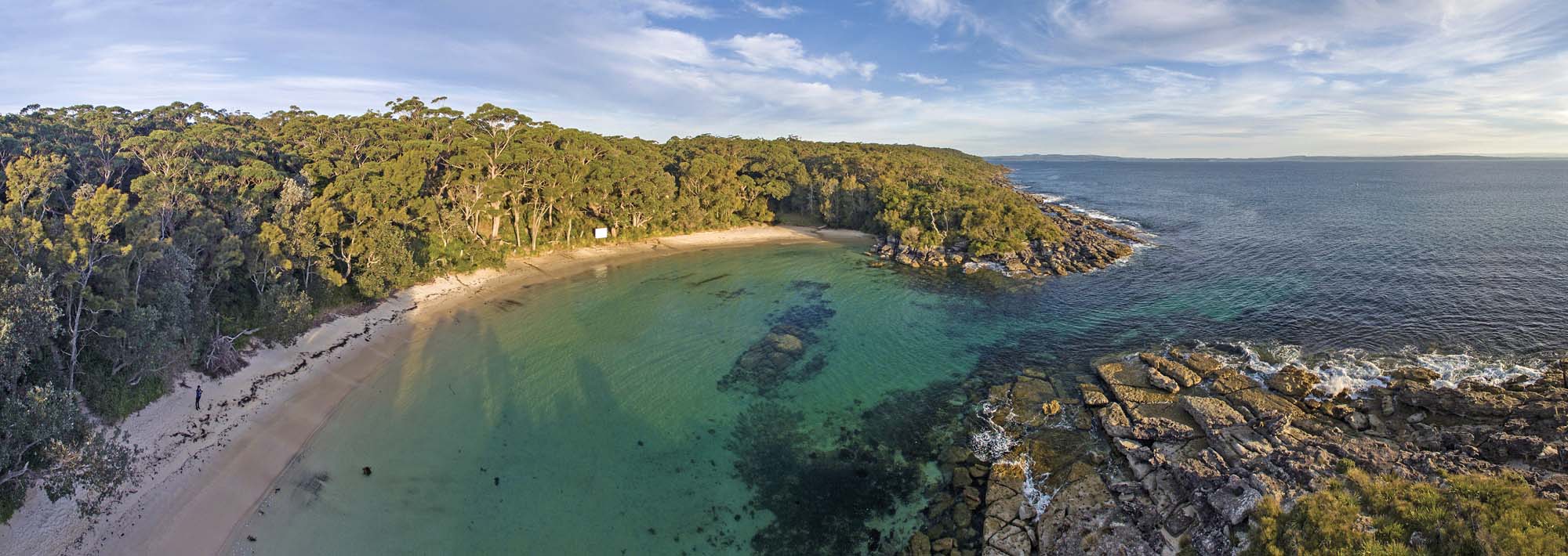 På rejser til New South Wales kan du opleve Jervis Bay, også kendt som overflødighedsbugten.