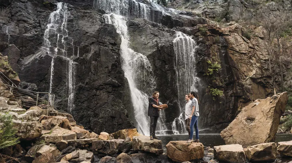 Besøg flotte vandfald og smuk natur i The Grampians National Park på din Victoria-rejse.
