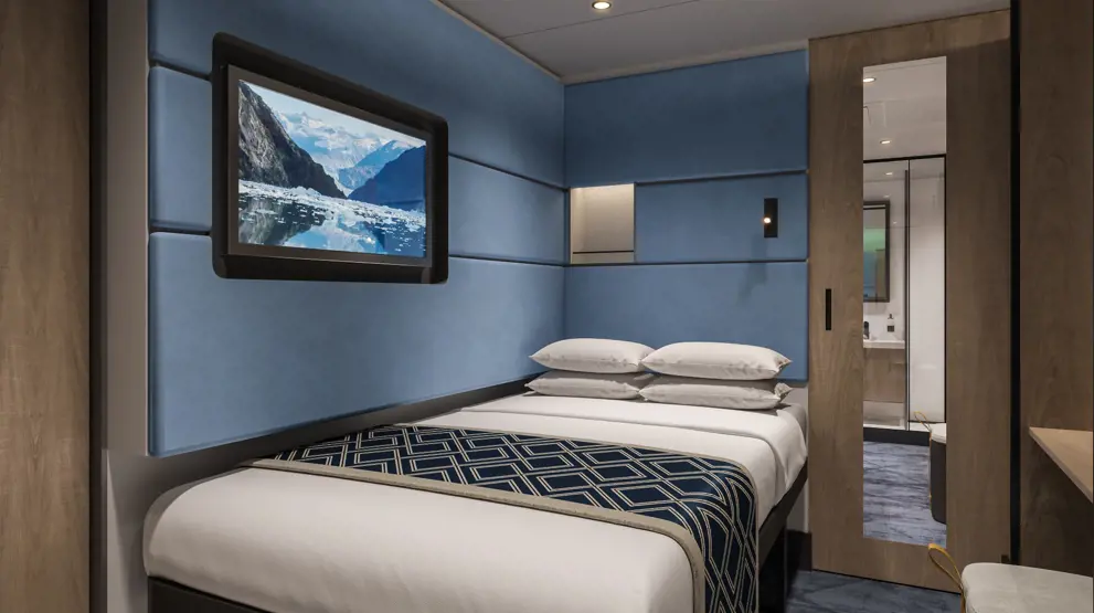 Studio singlekahyt ombord på Norwegian Viva