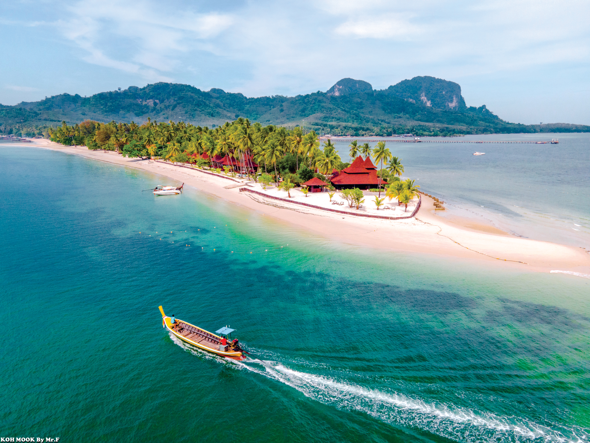 Sivalai Beach Resort på Koh Mook har den smukkeste beliggenhed!