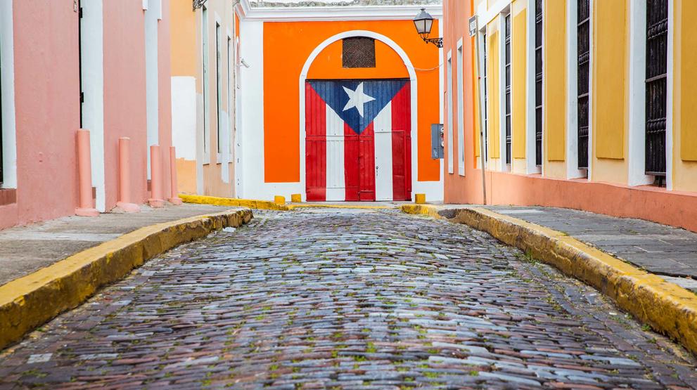 Den gamle by i San Juan, Puerto Rico