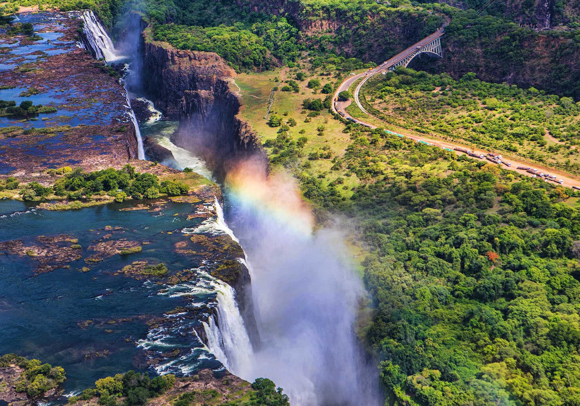 Glæd jer til en guidet tur til de mægtige Victoria Falls