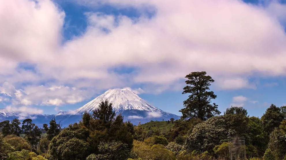 På rejser til New Zealand kan du bl.a. opleve vulkaner i Tongariro National Park.