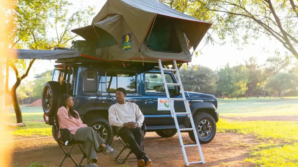 Britz 4x4 Suzuki Jimny med tagtelt med plads til 2