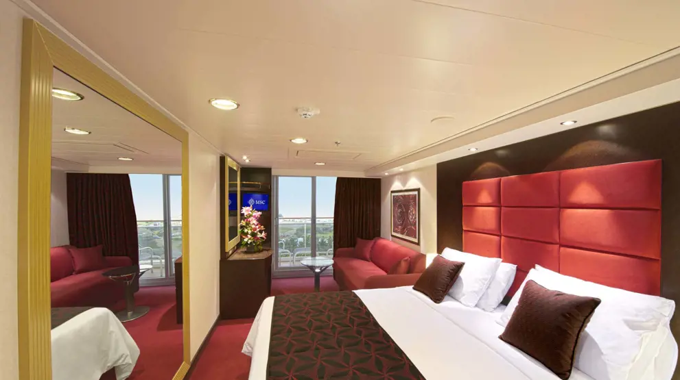 Balkonkahyt på MSC Divina