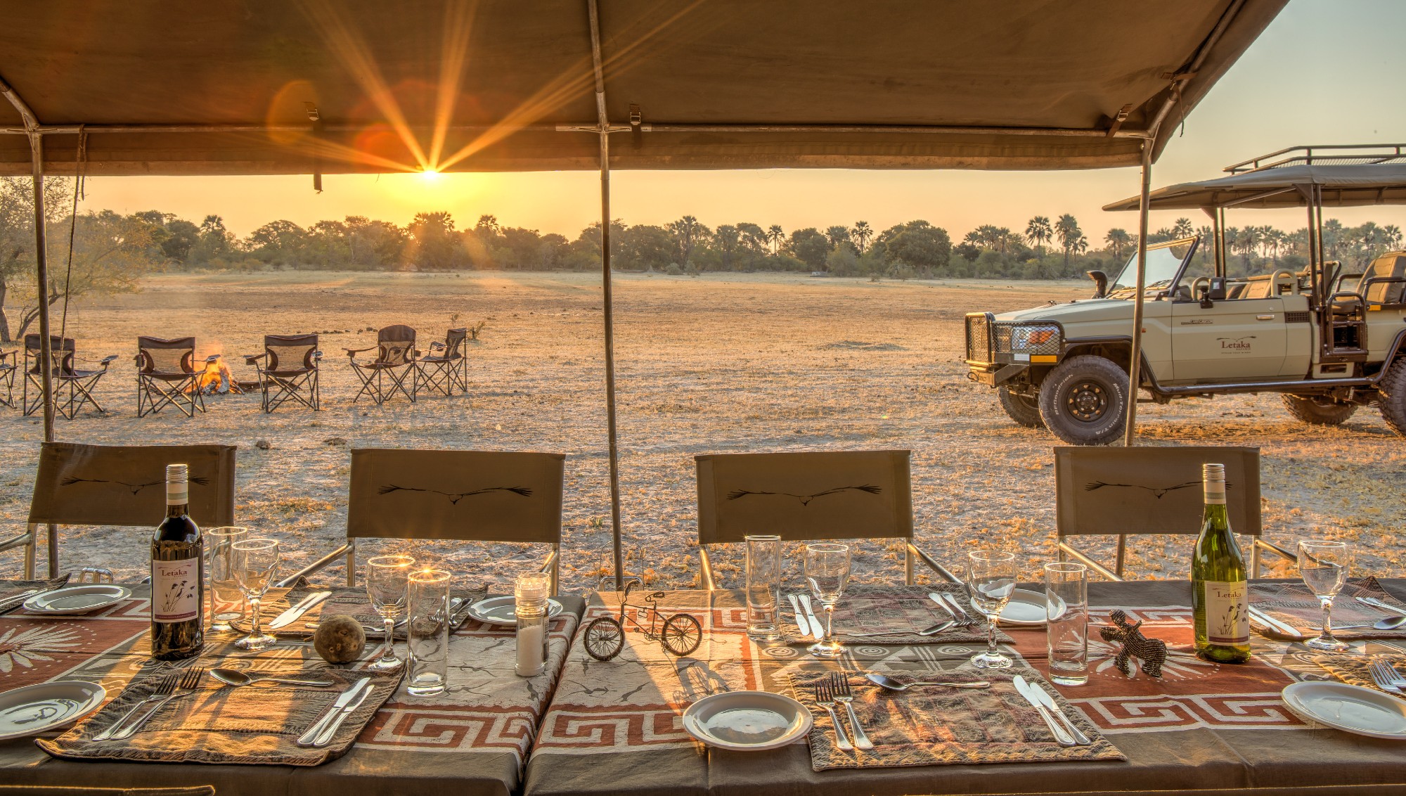 Letaka Safari Camp i Botswana