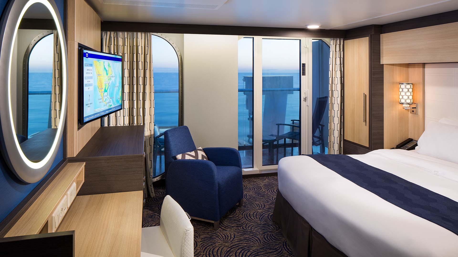 Eksempel på balkonkahyt