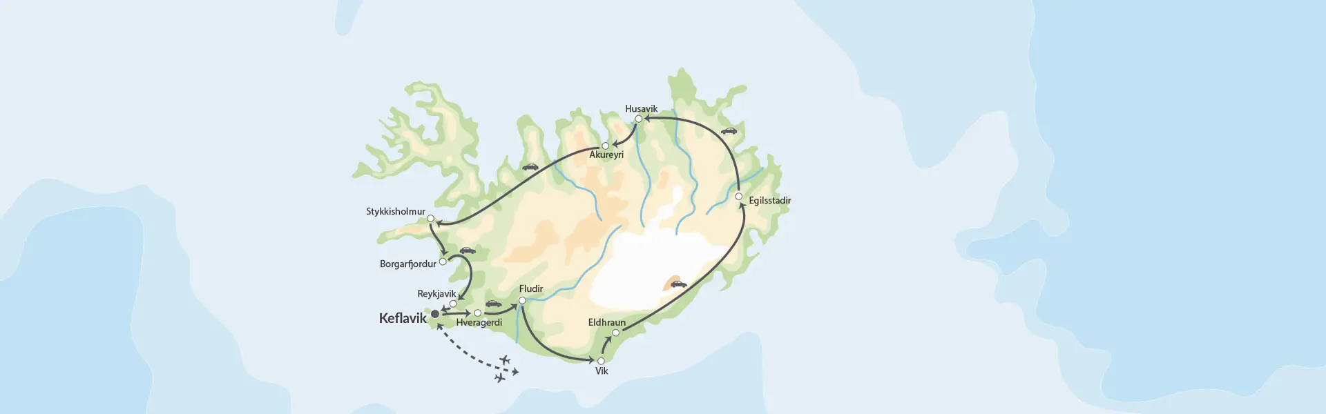 DK Island Rundt I Bil 78235