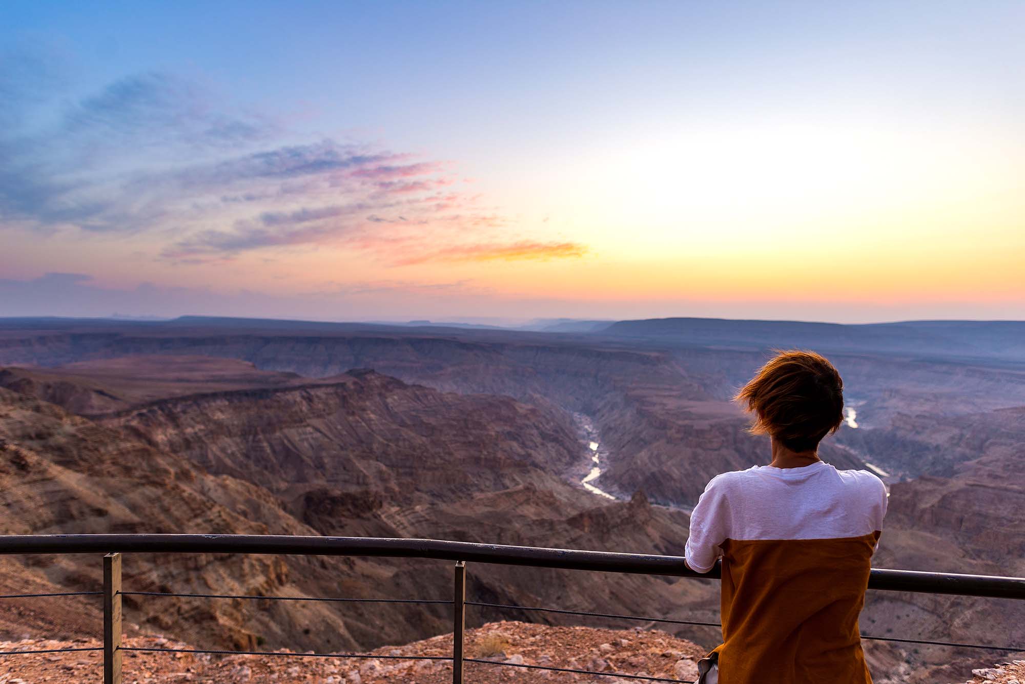 Udsigten over Fish River Canyon, Afrikas svar på Grand Canyon