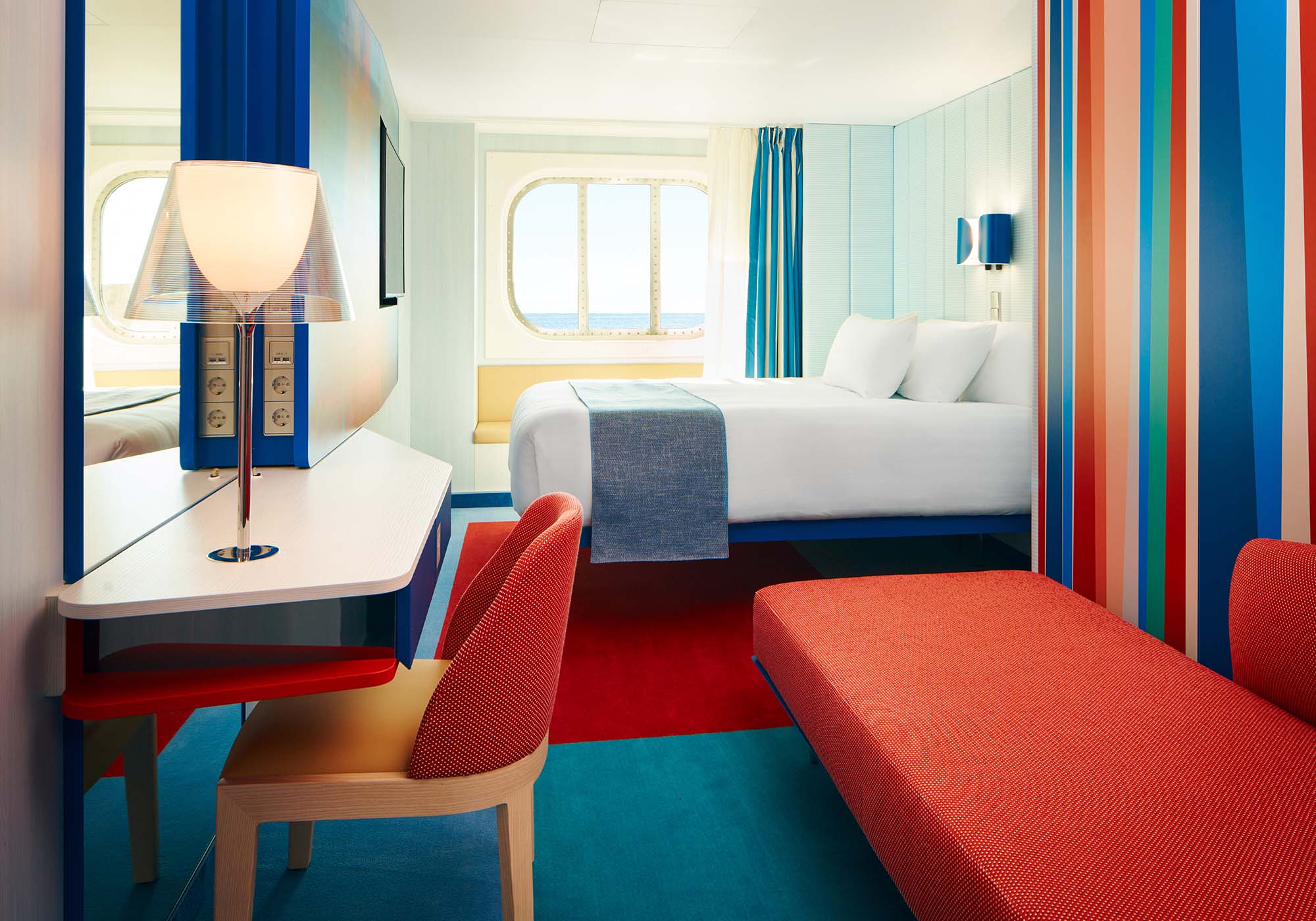 Eksempel på udvendig kahyt Costa Toscana