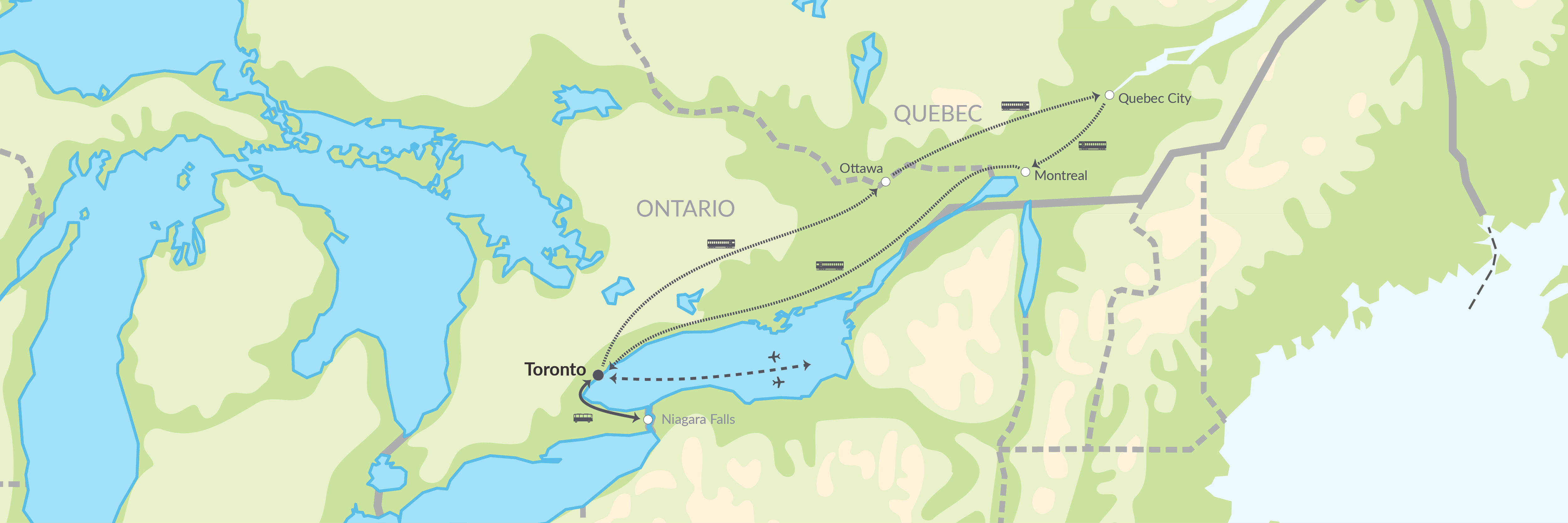 6755 Togrejse I Det Østlige Canada