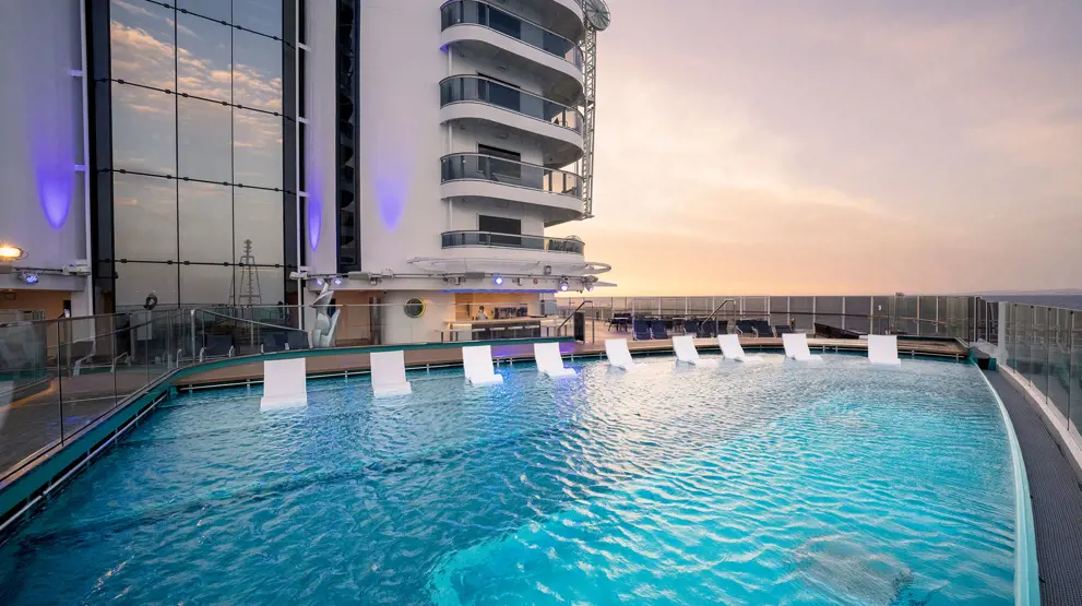 Infinity Pool på MSC Seashore