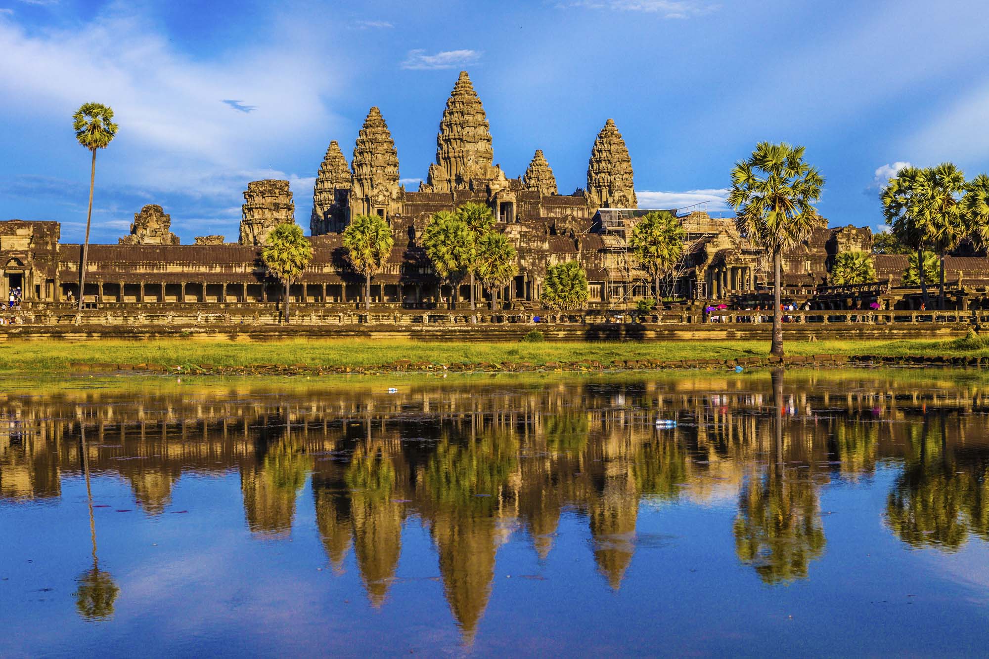 Se det smukke Angkor Wat-tempel på din Cambodia-rejse.