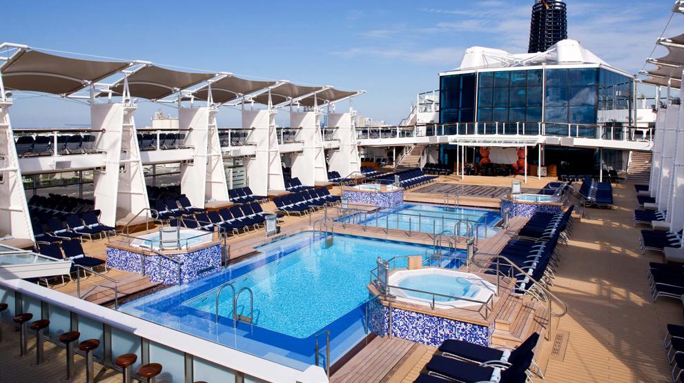 Pool ombord på Celebrity Solstice