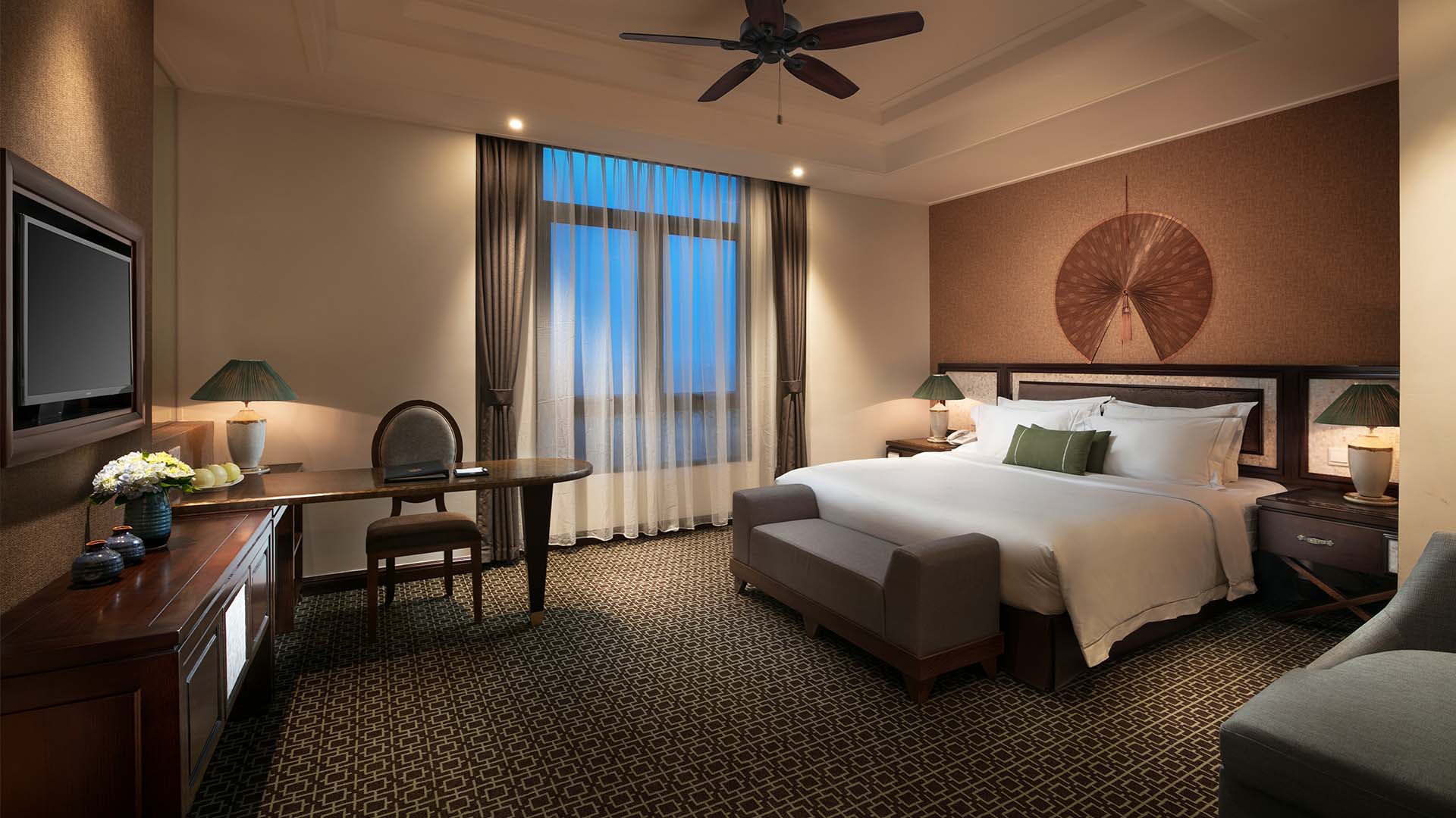 Deluxe dobbeltværelse på Ninh Binh Hidden Charm Hotel & Resort