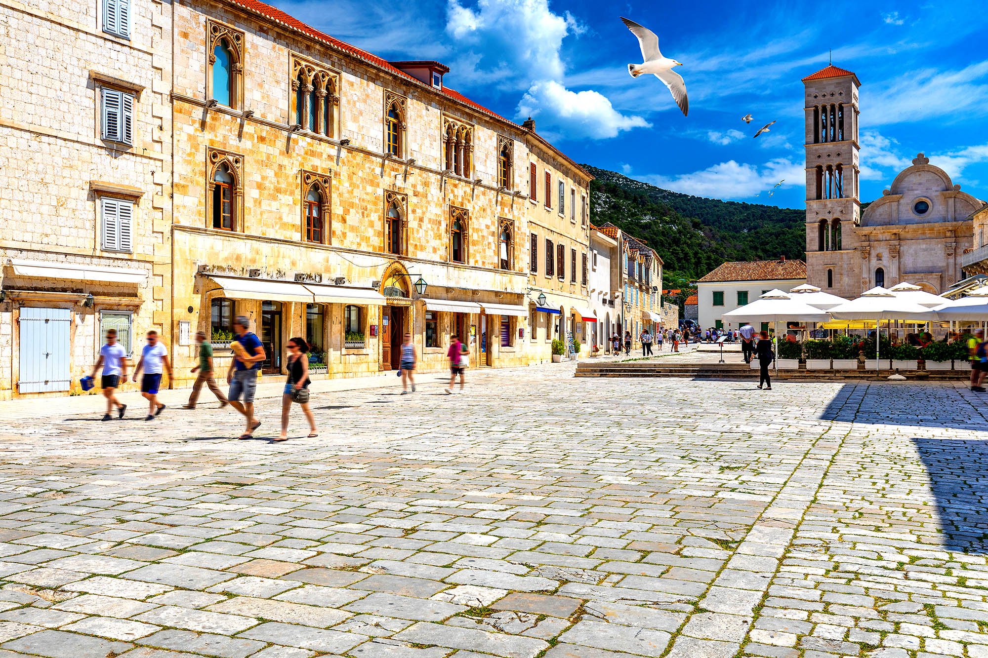 Den gamle bydel i Hvar