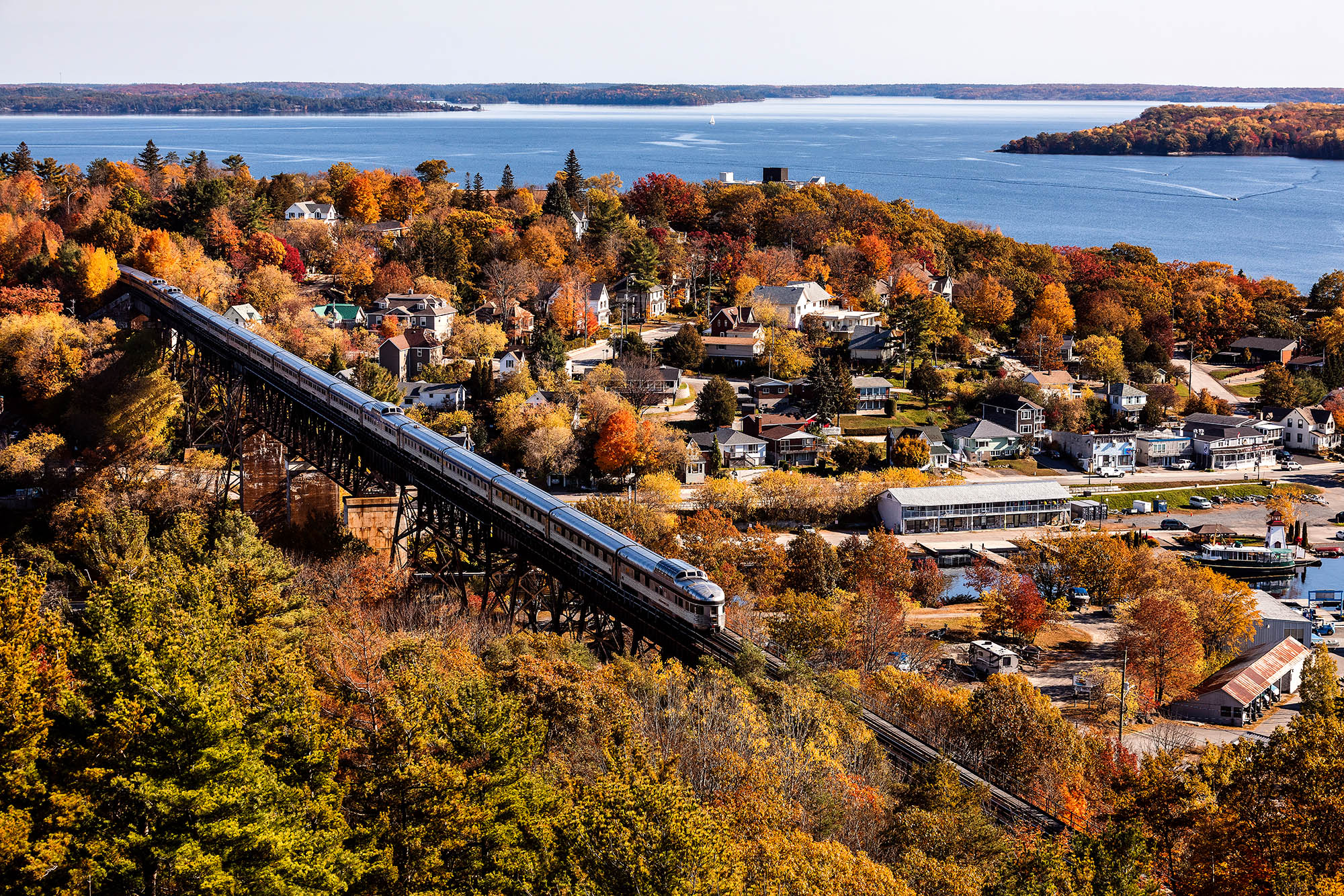 Med Canadian Rail i det østlige Canada