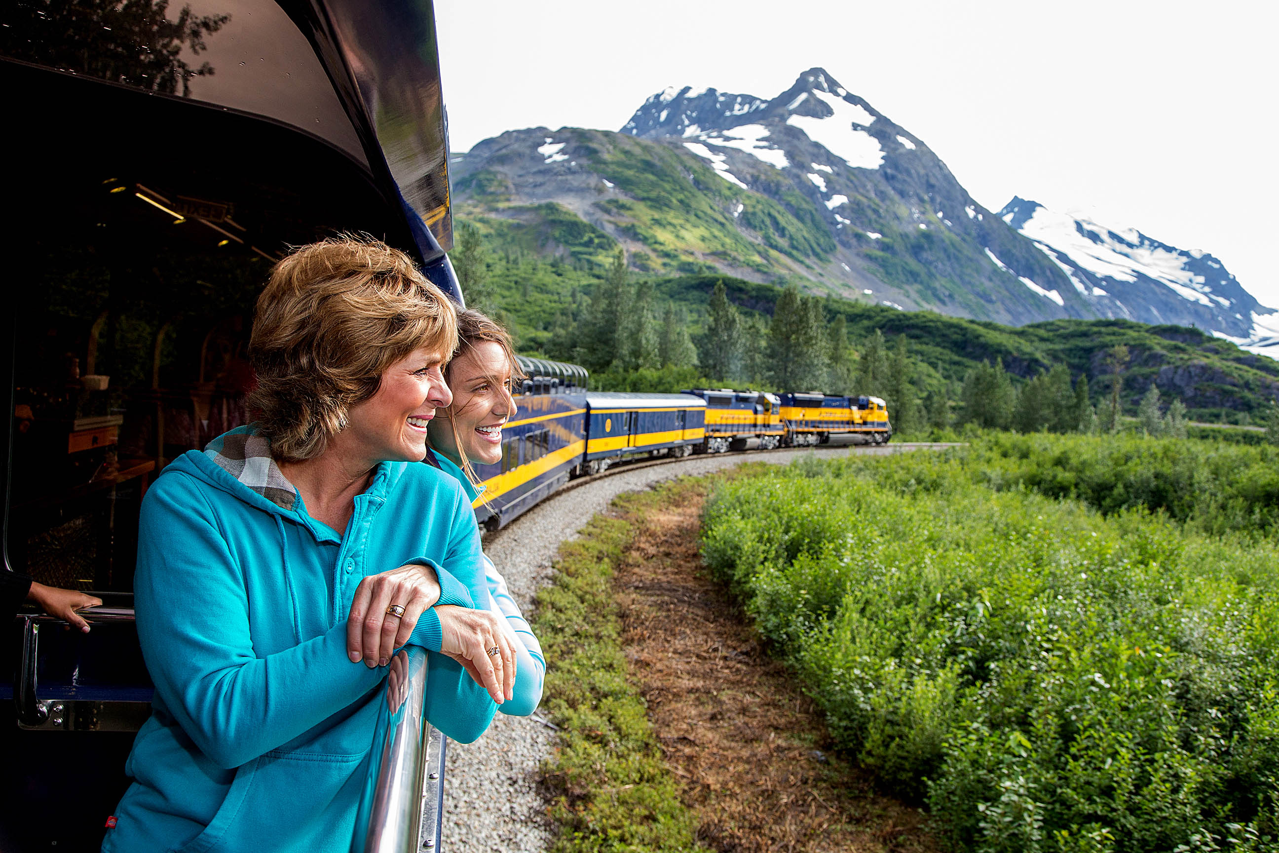 Med tog gennem Alaskas vildmark
