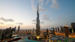 Dubais vilde skyline med Burj Khalifa, verdens højeste bygning
