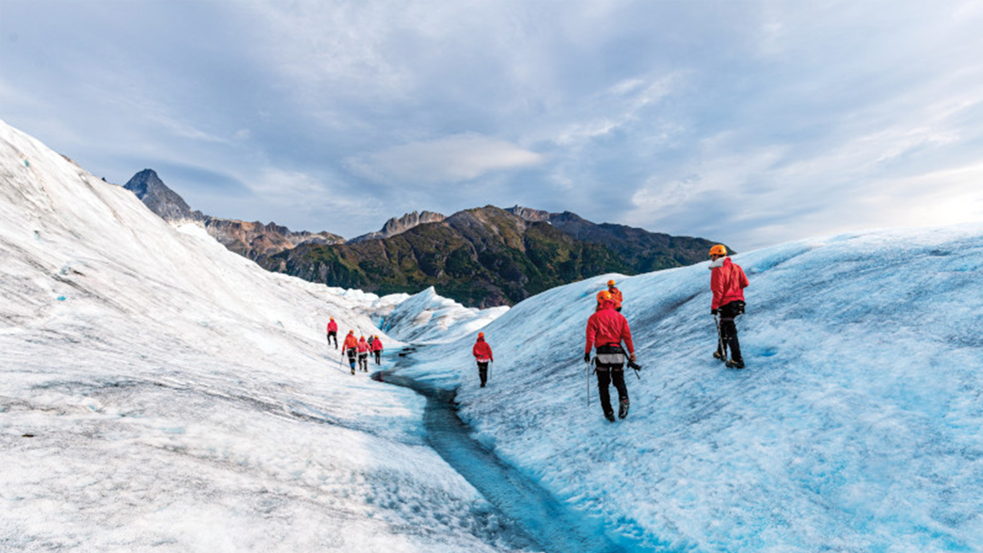 Fra Juneau kan I komme ud at gå på en enorm gletsjer