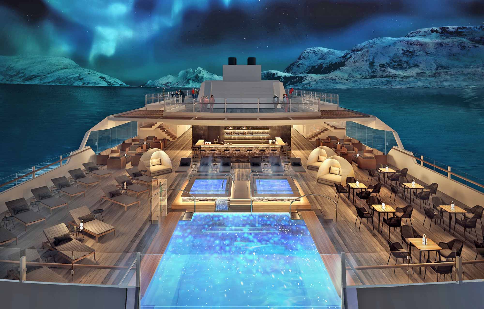 Vær heldig at opleve nordlys på ekspedition til Arktis