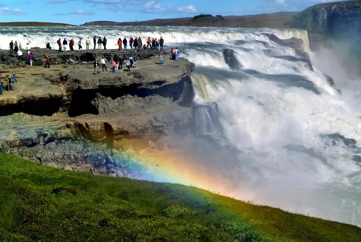 Det imponerende Gullfoss