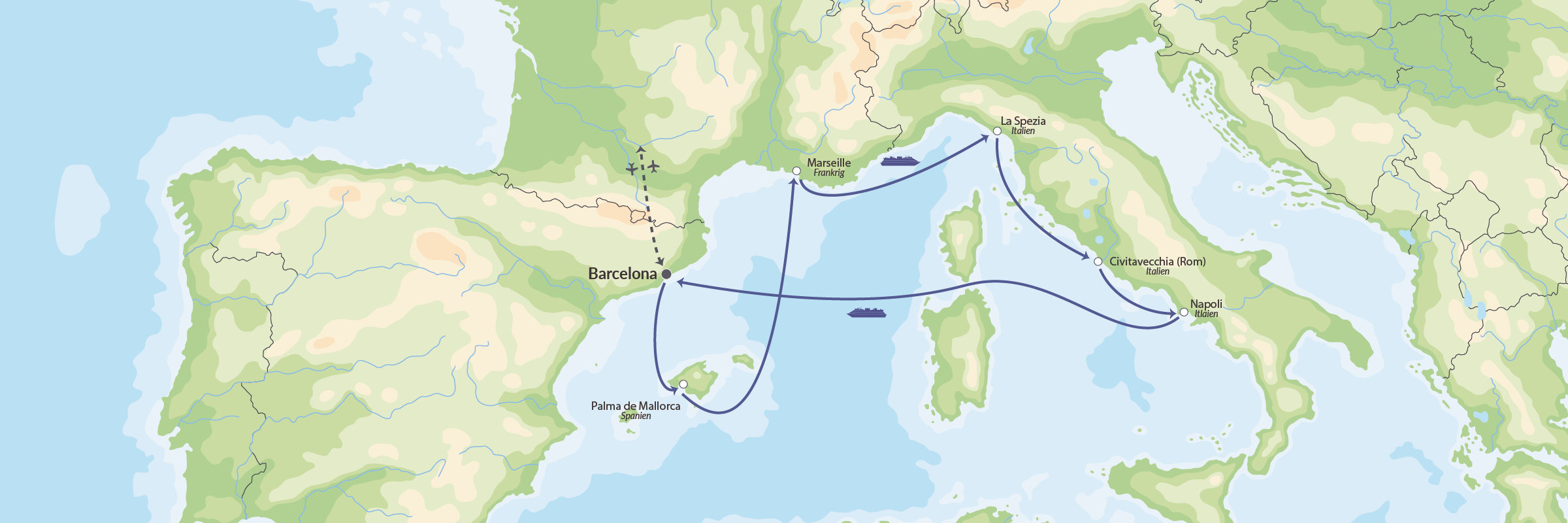 DK Allure Of The Seas 12OCT Vestlige Middelhavet 120625